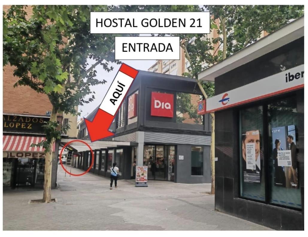 Hostal Golden 21*** Madrid Kültér fotó